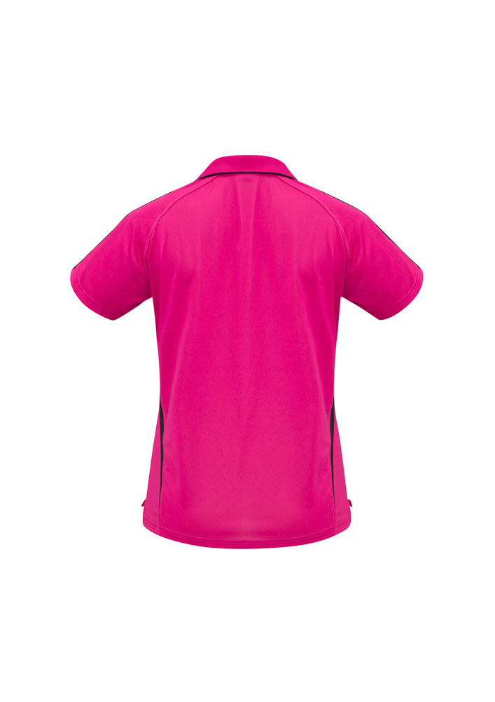 Biz Collection Ladies Flash Polo Sky/Navy