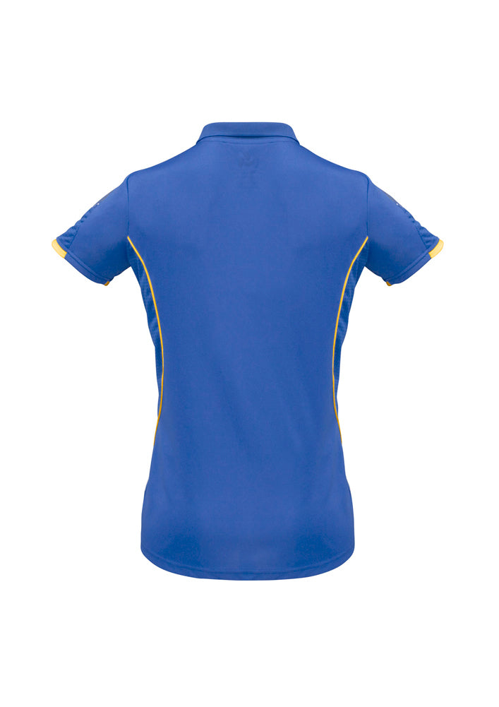 Biz Collection Ladies Razor Polo Navy/Red