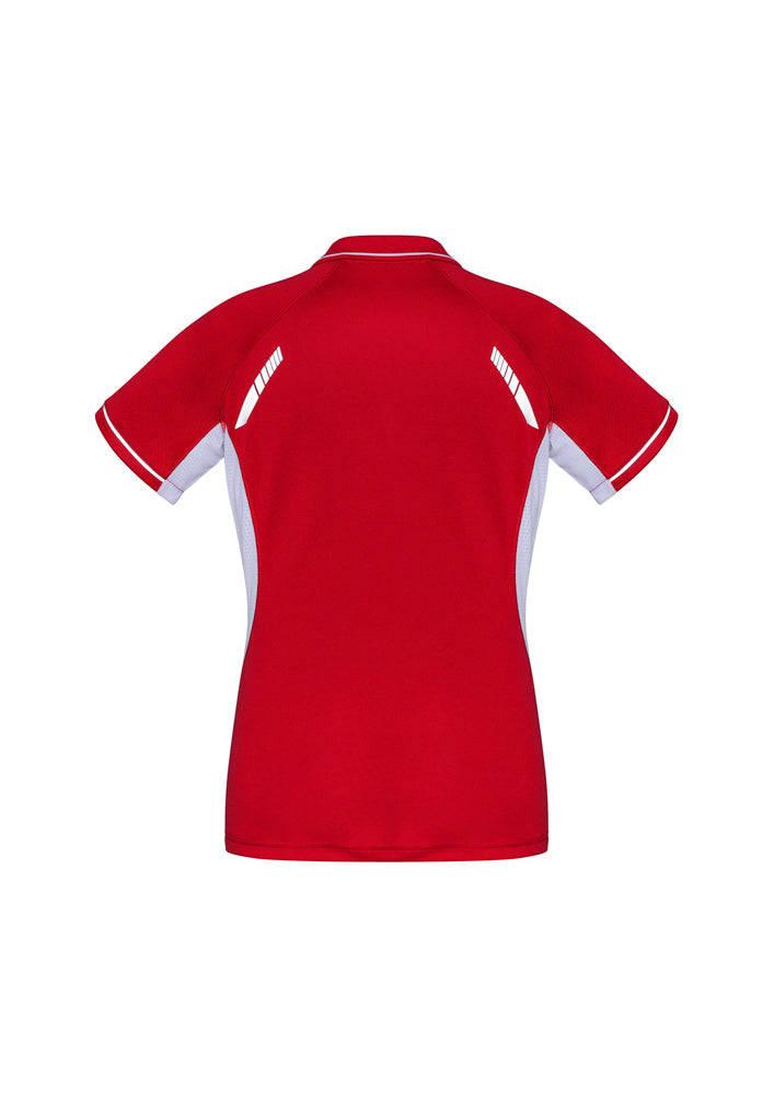 Biz Collection Ladies Renegade Polo Navy/Red/Silver