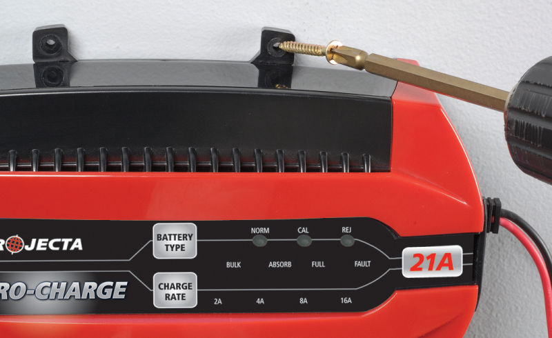 Projecta Pc2100 12V Automatic Battery Charger 6 Stage 21 Amp Agm Gel Sla 12 Volt