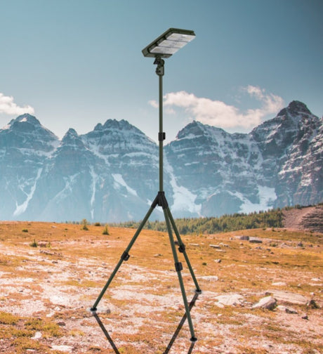 LED Waterproof Camping Work Light 25W Lithium Battery with Solar Charging