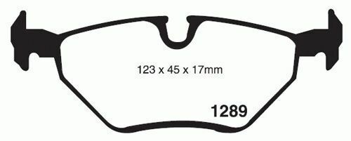 RDA Rear Disc Brake Pads for BMW 3 Series E46 316i 1998-2005
