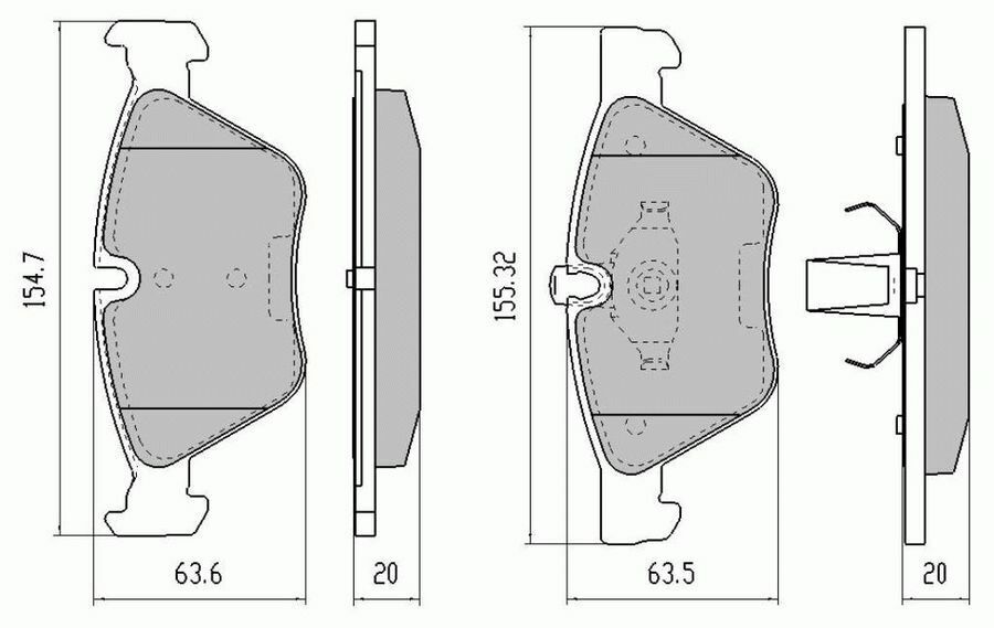 RDA Front Extreme Disc Brake Pads for BMW 3 Series E93 330 2007-ON