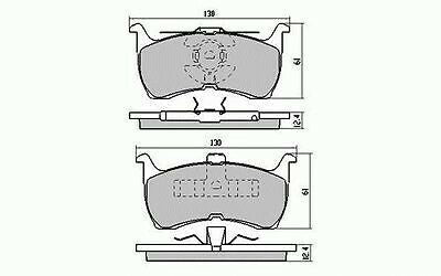 RDA Rear Disc Brake Pads for Ford Fairlane NA, NA Series II 1998 - 1/1990
