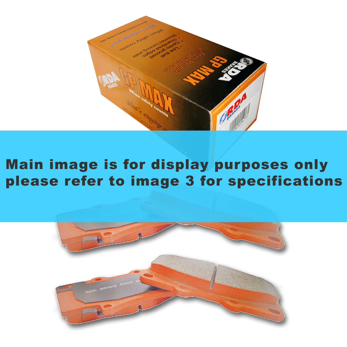 RDA Rear Disc Brake Pads for Ford Telstar AT, AV TX5 10/1987 - 1/1992