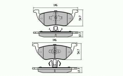 RDA Rear Disc Brake Pads for Ford Escape 2.3 2WD & 3.0 4WD 11/2005- Onwards
