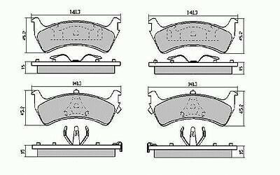 RDA Rear Disc Brake Pads for Ford Explorer UN, UP, US, 4.0 11/1996 - 5/2001