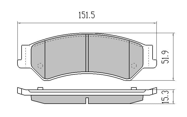 RDA Rear Extreme Disc Brake Pads for Ford Falcon FG FPV 2008-ON