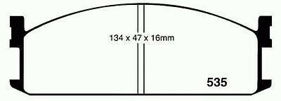 RDA Front Disc Brake Pads for Holden Shuttle WFR 1984 - 1990 VENTED ROTOR