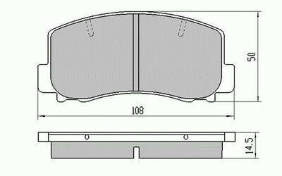 RDA Front Disc Brake Pads for Holden Astra LB LC 1984 - 7/1987