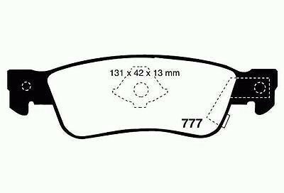 RDA Rear Extreme Disc Brake Pads for Holden Jackaroo UBS16 1987-1988