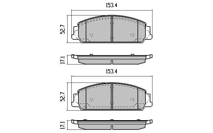 RDA Front Extreme Disc Brake Pads for Holden Calais V8 VE VF 9-2006-Onwards