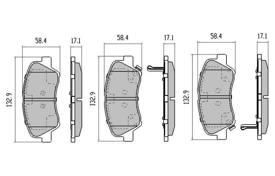 RDA Front Disc Brake Pads for Hyundai Veloster FS 1.6 2012-ON
