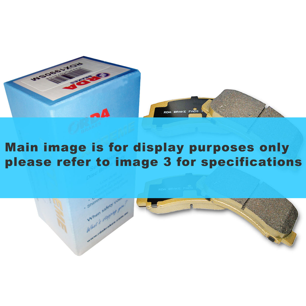 RDA Front Extreme Disc Brake Pads for Hyundai i30 1.6 & 1.8 Litre 2012-ON