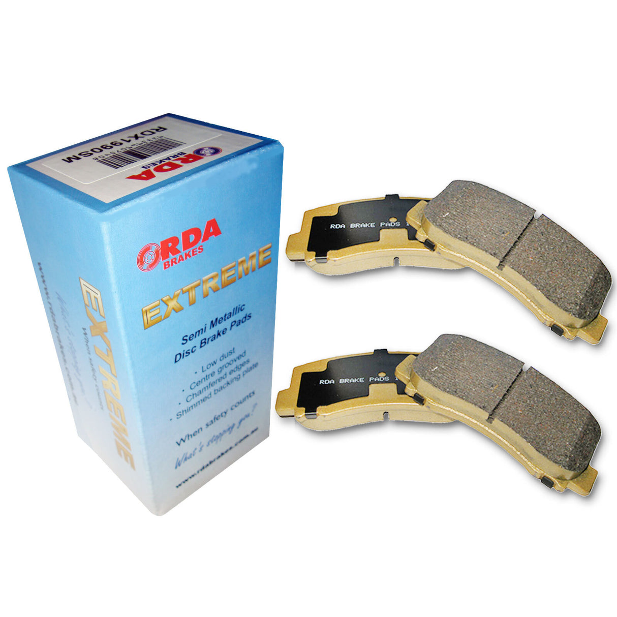 RDA Front HD Disc Brake Pads for Mazda Traveller 1600 2000 2/1984-1988