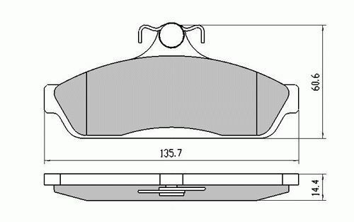 Front RDA EXREME Disc Brake Pads Mitsubishi Sigma GH GJ 1980-1987 GIRLOCK