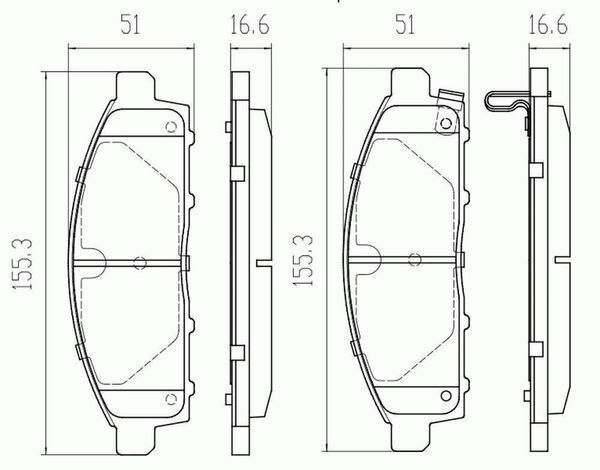 Front RDA EXTEME Disc Brake Pads for Mitsubishi Challenger PB PC 2010-ON