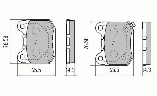 RDA Rear Extreme Brake Pads Mitsubishi EVO 5 6 7 8 9 GSR RS2(17W)98-8/2008"