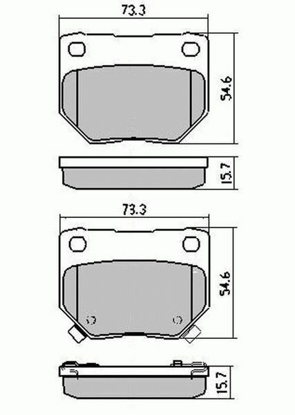 RDA Rear Disc Brake Pads for Nissan 300ZX Z32 VG30DTT V6 1989-1998