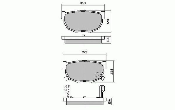 RDA Rear Disc Brake Pads for Nissan 200SX S14 S15 Turbo 1994-2004