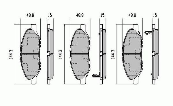 RDA Front HD Disc Brake Pads for Nissan Cube 2002-ON Type 2