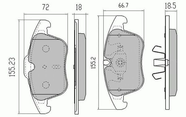 RDA Front Extreme Disc Brake Pads for Peugeot 508 2.0 Turbo Diesel 2011-ON