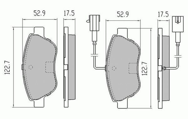 RDA Rear Extreme Disc Brake Pads for Peugeot BIPPER TEPEE 1.4 1.4TD 2009-ON