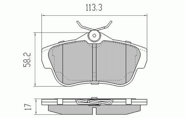 RDA Rear Extreme Disc Brake Pads for Peugeot Expert Van 1.6 & 2.0TD 2007-ON