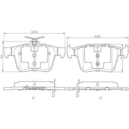 RDA Rear Brake pads for Skoda Karoq Sport Line NU 2.0L AWD 7/2019-On