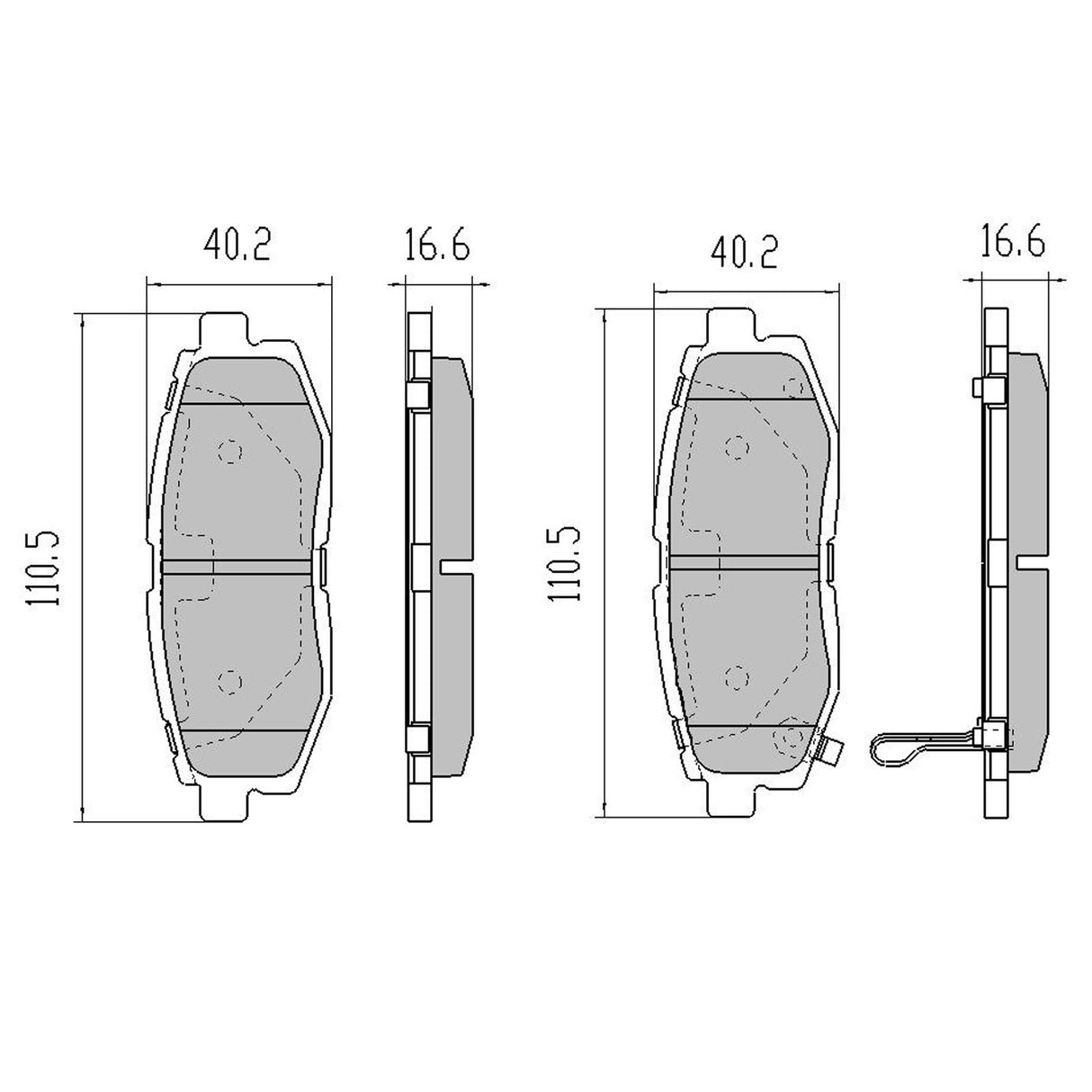 RDA Rear Extreme Disc Brake Pads for Subaru Tribeca B9 3.0LTR 10/2006-ON