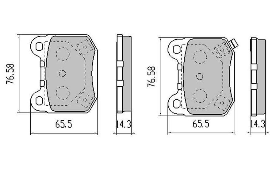 RDA Rear Extreme Disc Brake Pads for Subaru Liberty GT 2007-ON