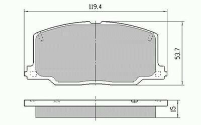 RDA Front Disc Brake Pads for Toyota Celica ST184 2WD 10/1989 - 8/1991