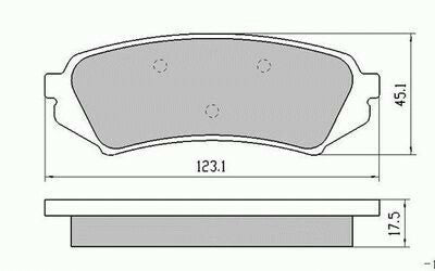 RDA Rear Disc Brake Pads for Toyota Landcruiser HDJ100 UZJ105 3/1998-5/2007
