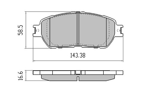 RDA Front Disc Brake Pads for Toyota Tarago ACR30 9/2003-12/2005 Type1