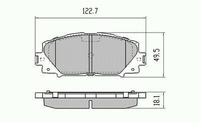 RDA Front Disc Brake Pads for Toyota Prius ZVW30 HYBRID 1.8L 2009 - ON