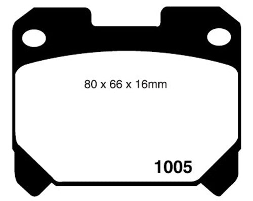 RDA Rear Disc Brake Pads for Toyota Supra JZA80 Twin Turbo 1993-ON Type2