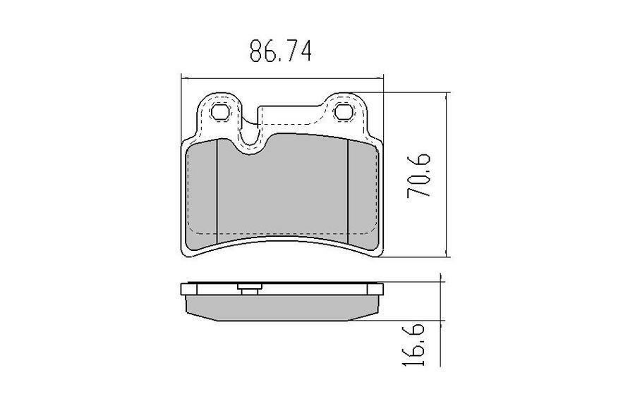 RDA Rear Extreme Disc Brake Pads for Volkswagen Touareg 6.0 2003-ON Type2