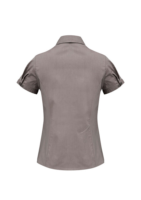 Biz Collection Ladies Chevron Short Sleeve Shirt