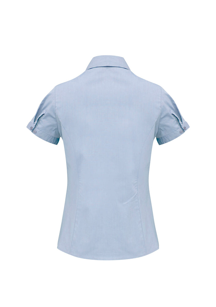 Biz Collection Ladies Chevron Short Sleeve Shirt