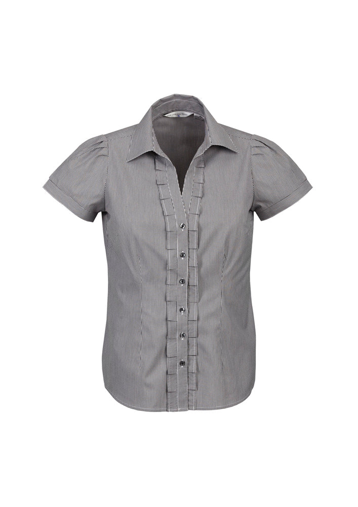 Biz Collection Ladies Edge Short Sleeve Shirt