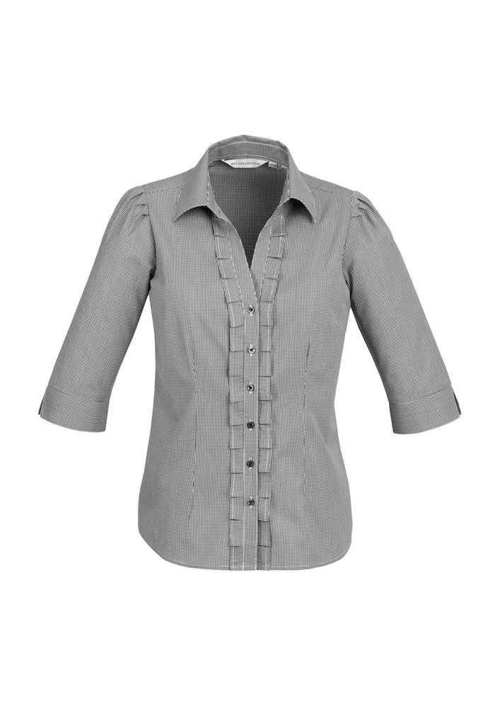 Biz Collection Ladies Edge 3/4 Sleeve Shirt