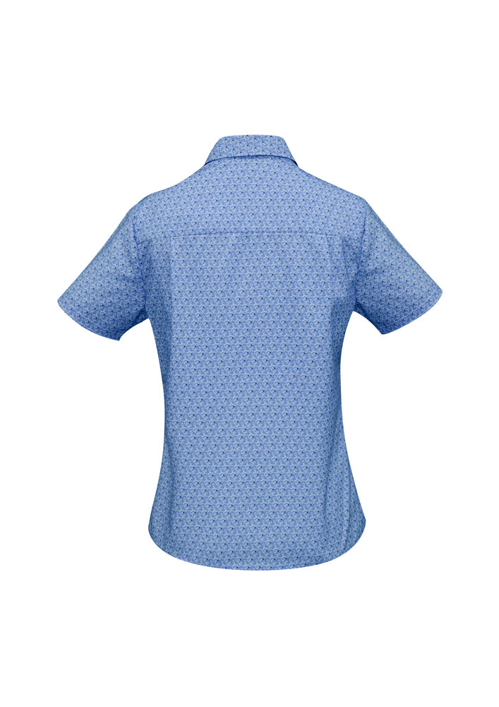 Biz Collection Ladies Printed Oasis Short Sleeve Shirt