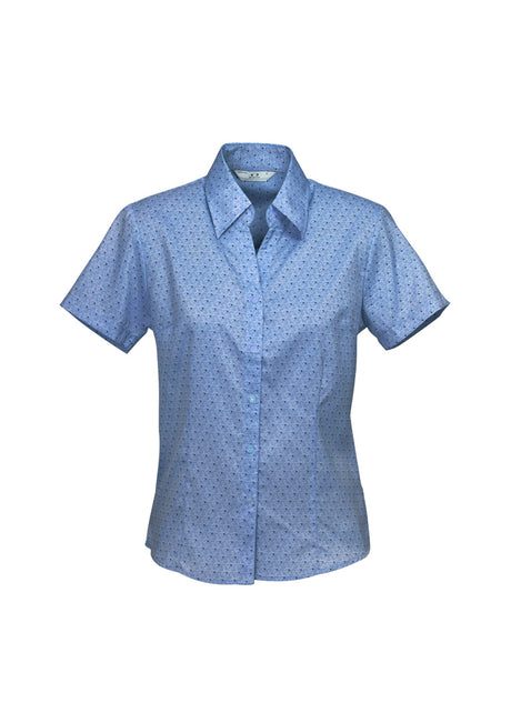 Biz Collection Ladies Printed Oasis Short Sleeve Shirt