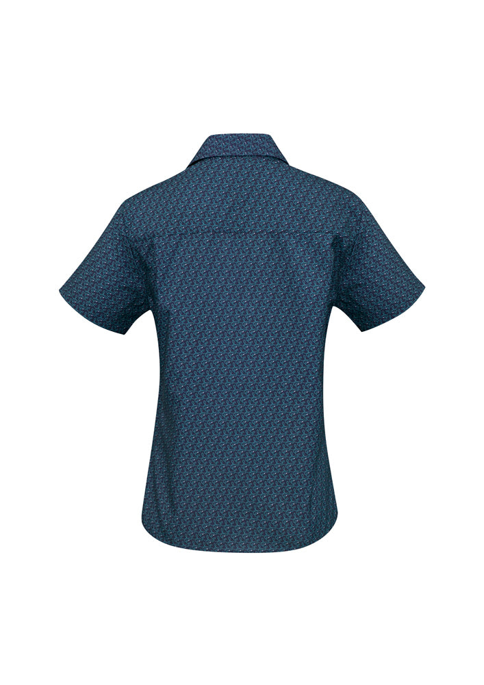 Biz Collection Ladies Printed Oasis Short Sleeve Shirt