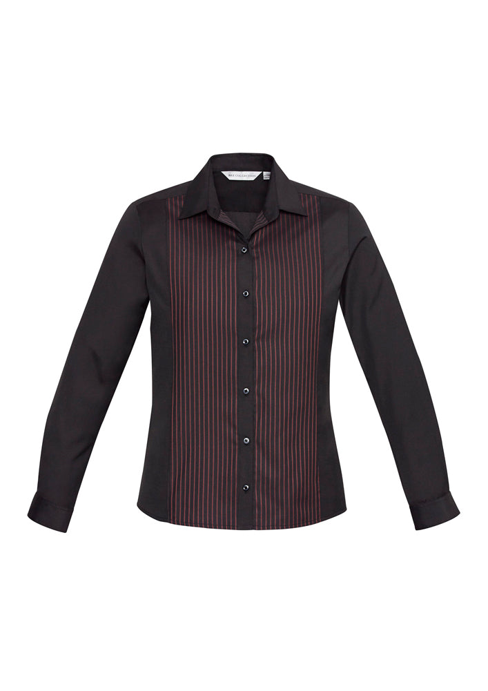 Biz Collection Ladies Reno Panel Long Sleeve Shirt