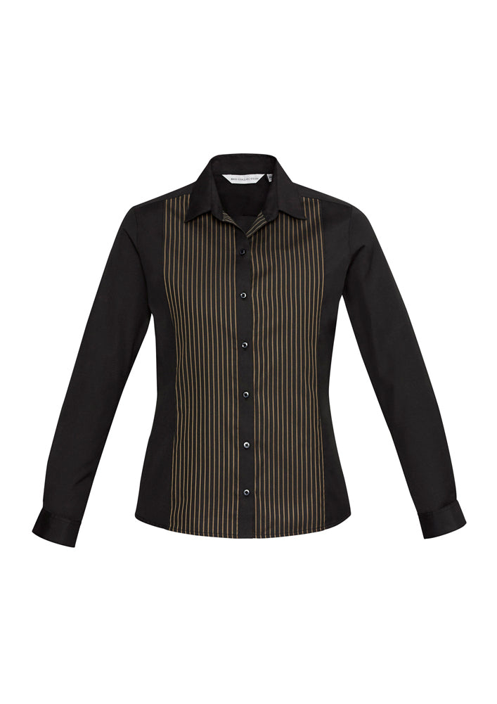 Biz Collection Ladies Reno Panel Long Sleeve Shirt