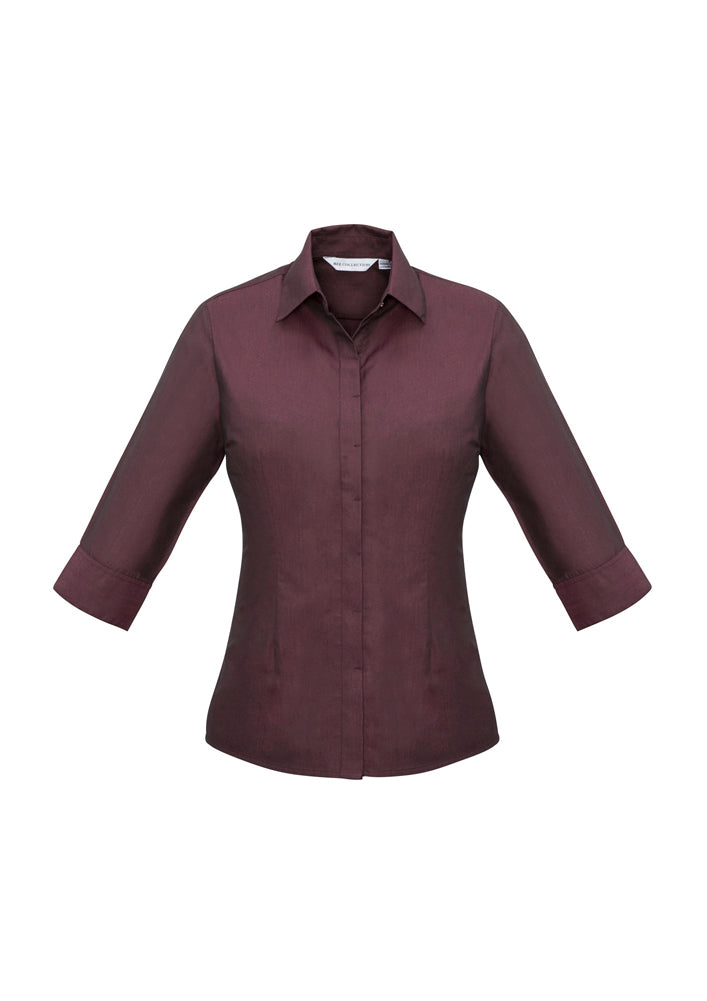 Biz Collection Ladies Hemingway 3/4 Sleeve Shirt