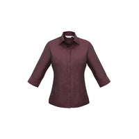 Biz Collection Ladies Hemingway 3/4 Sleeve Shirt
