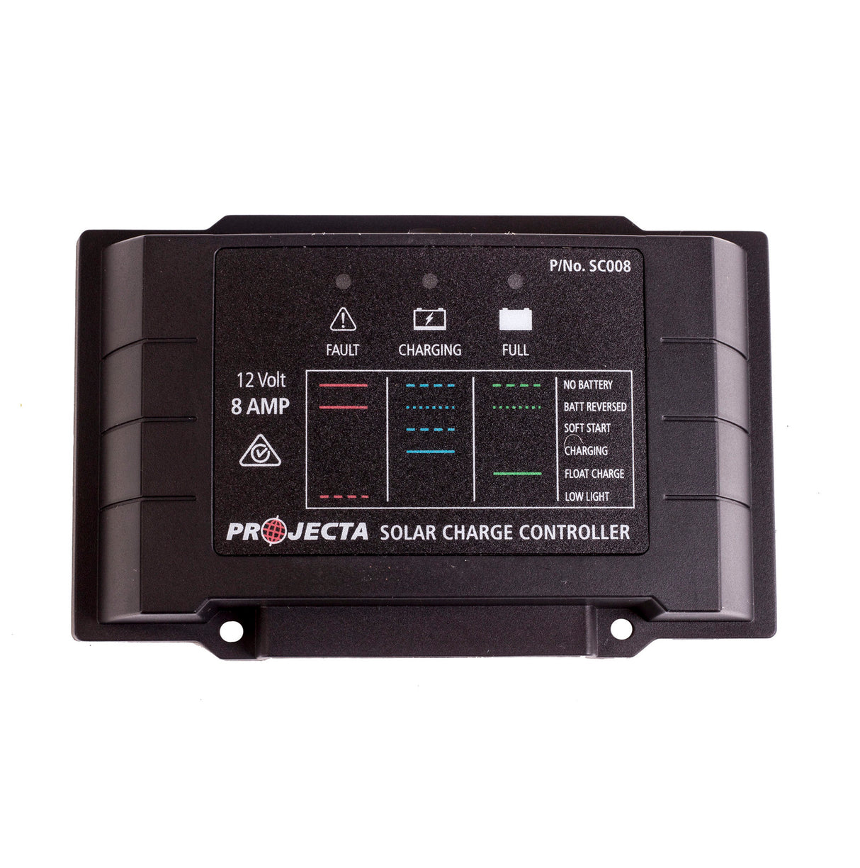 Projecta Sc008 Solar Regulator Controller Panel Battery Charger 12 Volt 8 Amp