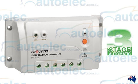 Projecta Sc320 3 Stage 12V & 24V 20Amp Solar Charge Regulator Controller Lvd